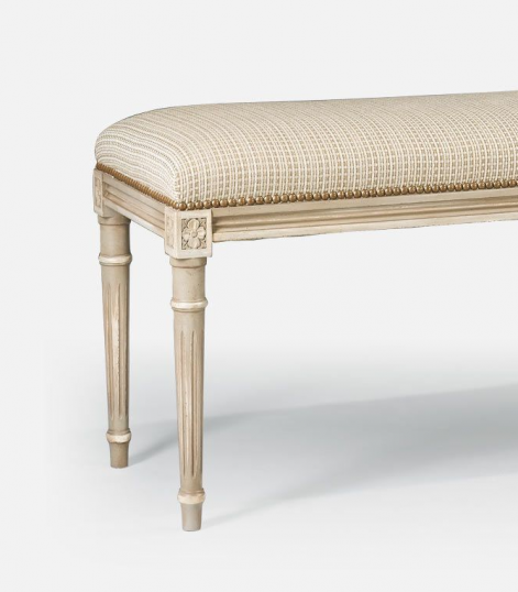 Louis XV Style Ottoman Bench